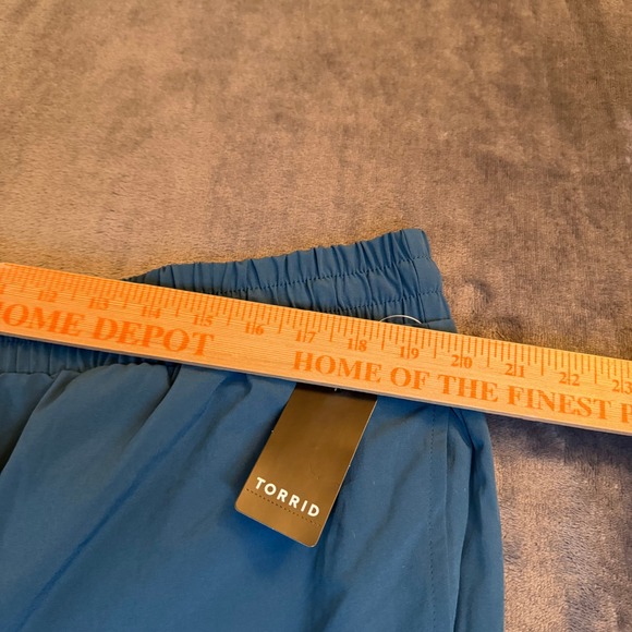 TORRID Stretch Active Jogger Pants Elastic Waist Drawstring Blue Womens 2X NWT - Picture 7 of 11